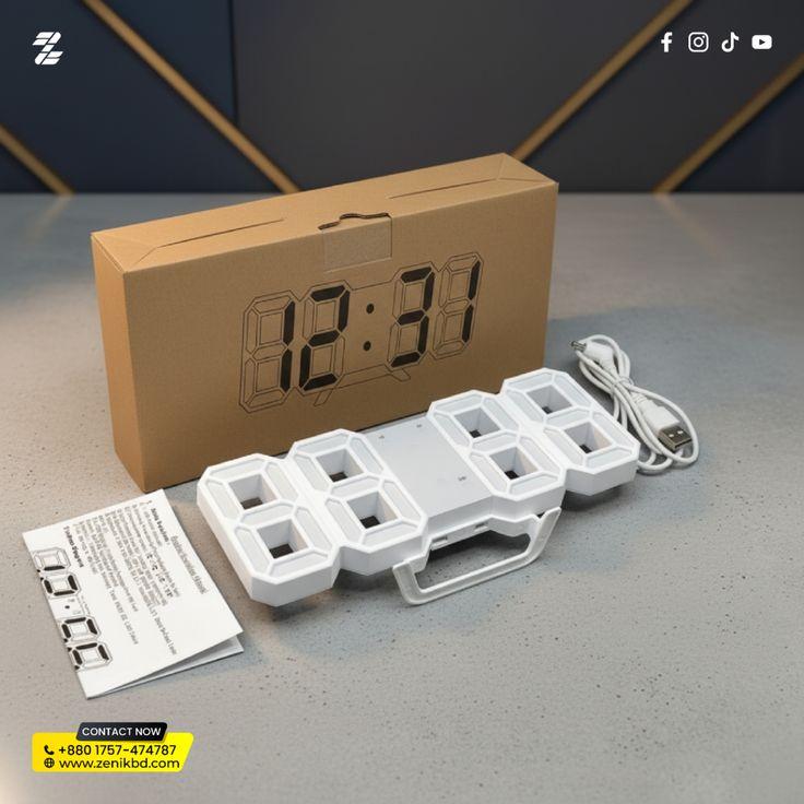 3D LED Digital Clock
